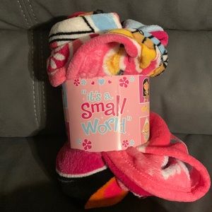 Disneyland It’s a Small World Throw Blanekt